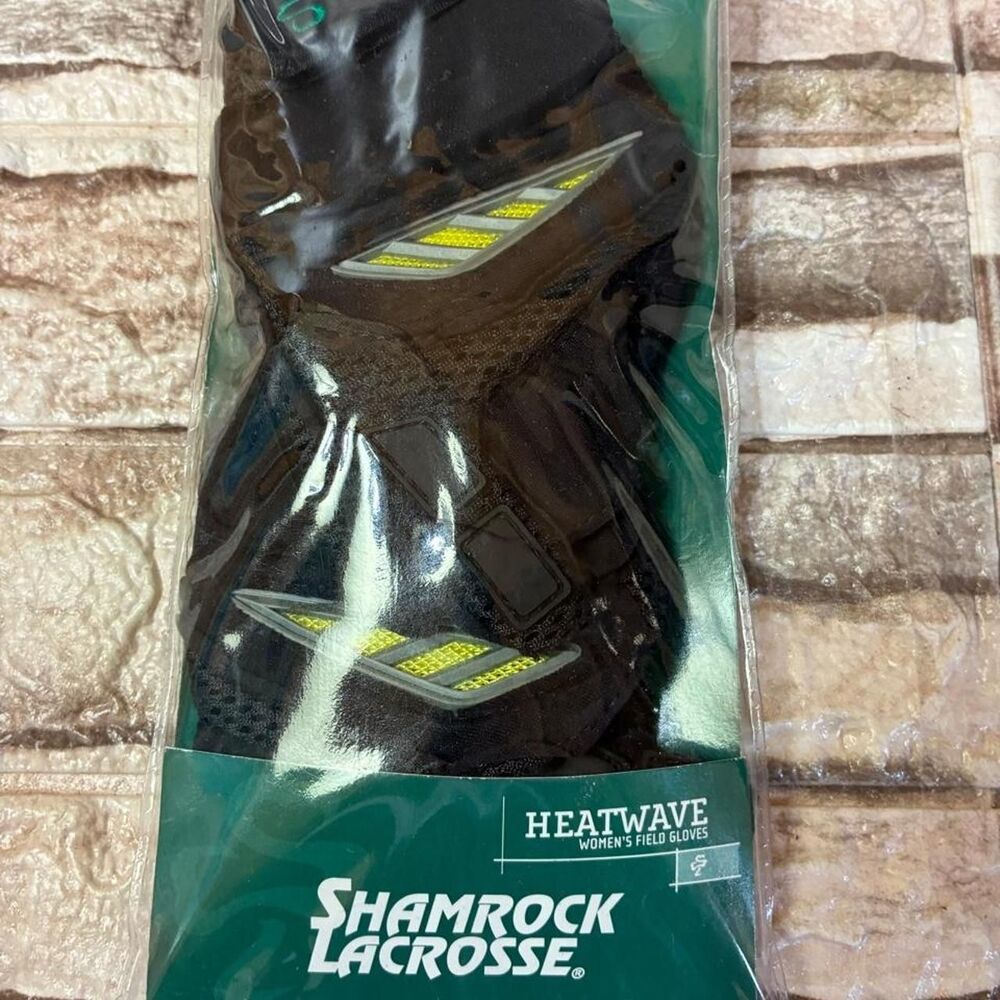 Lacrosse Women's Brown and Black Gloves